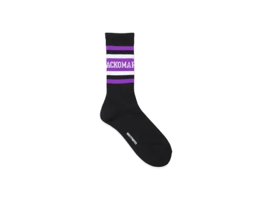 WACKO MARIA Logo Jacquard Socks "Purple"