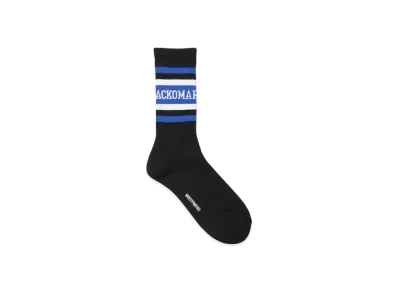 WACKO MARIA Logo Jacquard Socks "Blue"