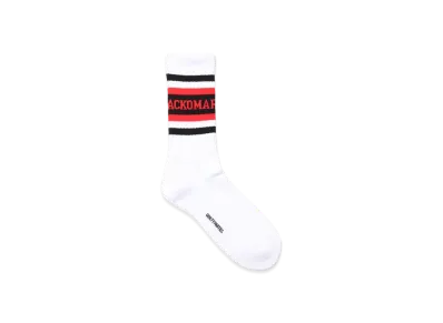WACKO MARIA Logo Jacquard Socks "Red"