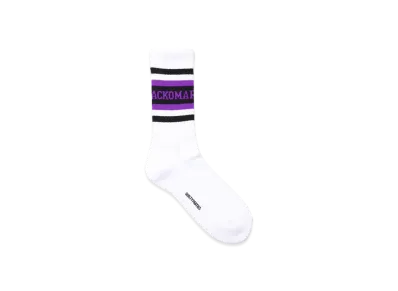 WACKO MARIA Logo Jacquard Socks "Purple"