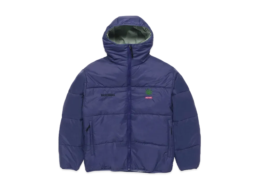 WACKO MARIA x High Times / Padding Jacket "Blue"