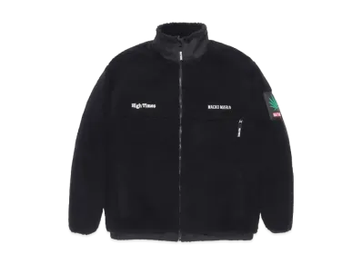 WACKO MARIA x High Times / Boa Fleece Jacket "Black"
