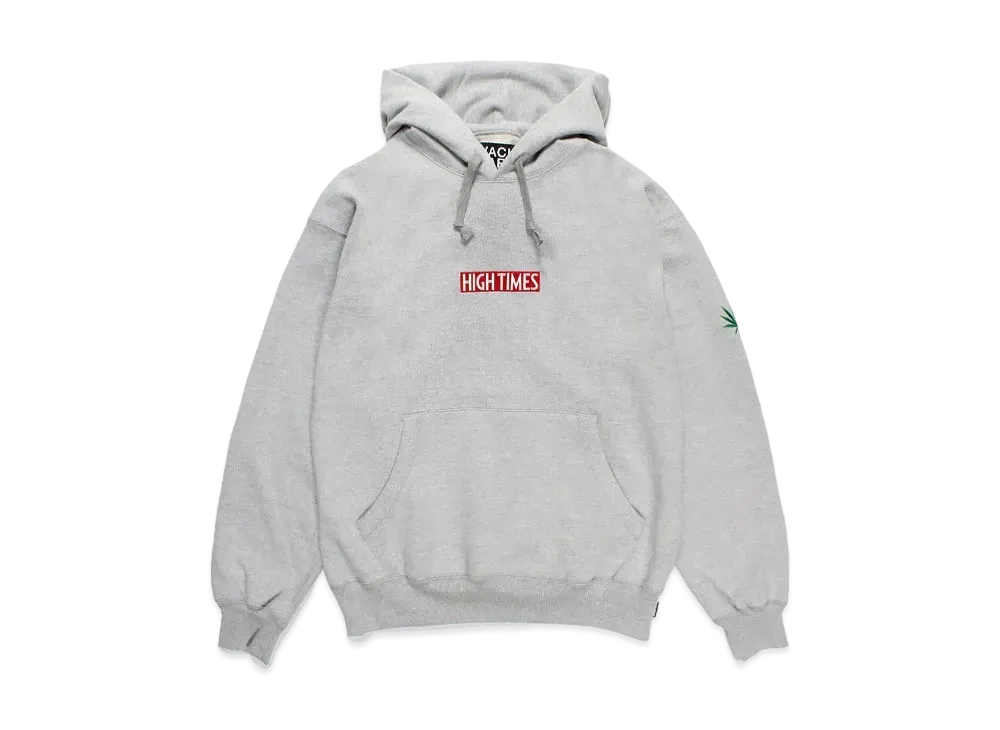 ワコマリア x ハイタイムズ / ヘビー ウェイト フーディド スウェット シャツ "グレー"