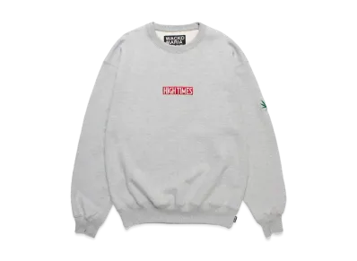WACKO MARIA x High Times / Heavy Weight Crew Neck Sweat Shirt "Gray"