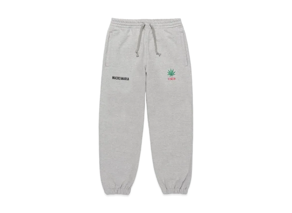 WACKO MARIA x High Times / Heavy Weight Sweat Pants "Gray"
