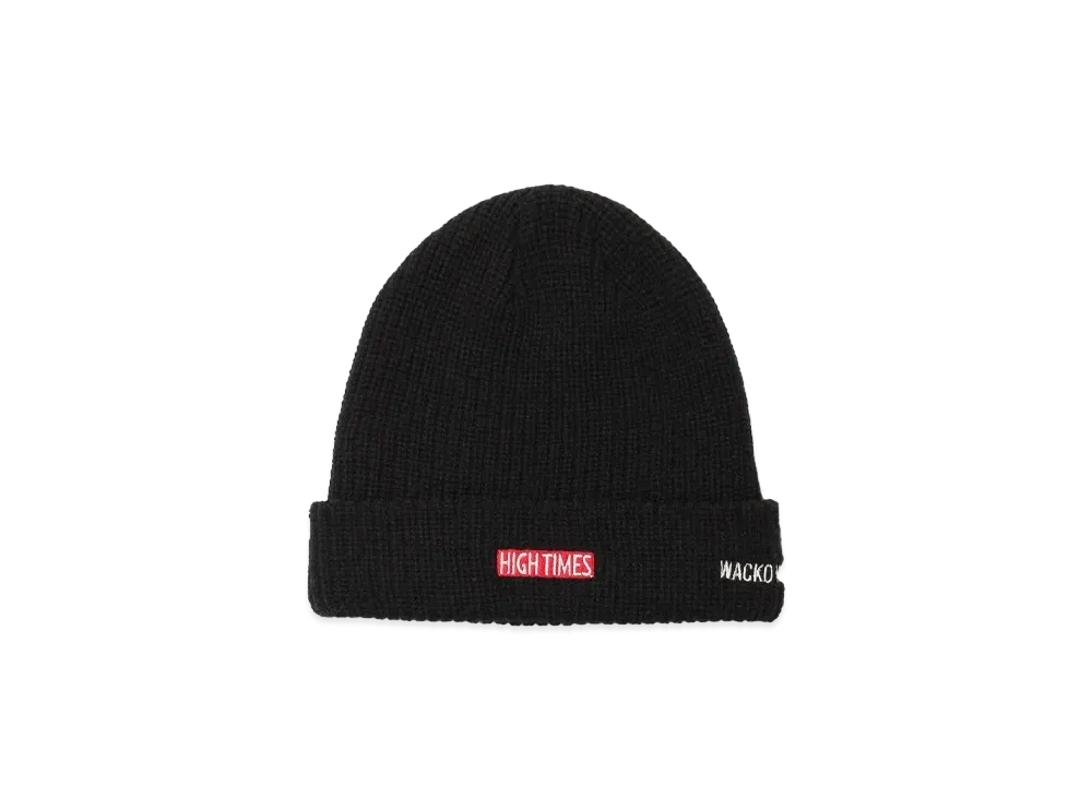 WACKO MARIA x High Times / Watch Cap "Black"