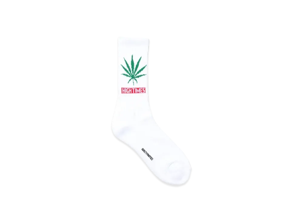 WACKO MARIA x High Times / Jacquard Socks "White"