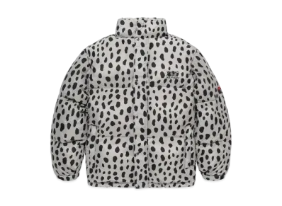 WACKO MARIA x NANGA Leopard Down Jacket "Gray"