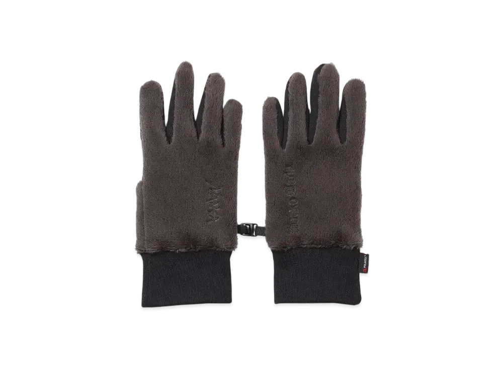 WACKO MARIA x NANGA Fleece Gloves "Gray"