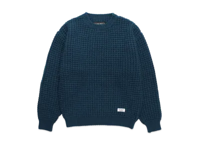 WACKO MARIA Waffle Knit Sweater "Green"