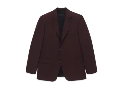 WACKO MARIA x DORMEUIL Single Breasted Jacket "Dark Purple"