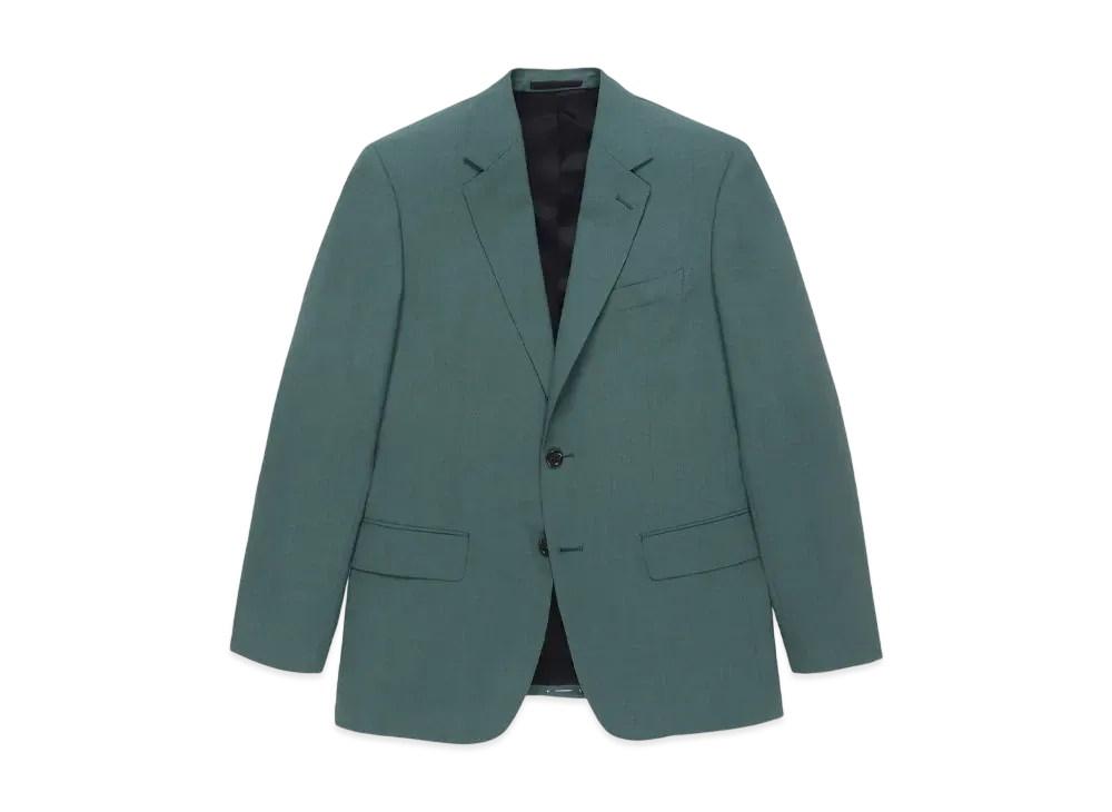 WACKO MARIA x DORMEUIL Single Breasted Jacket "Green"