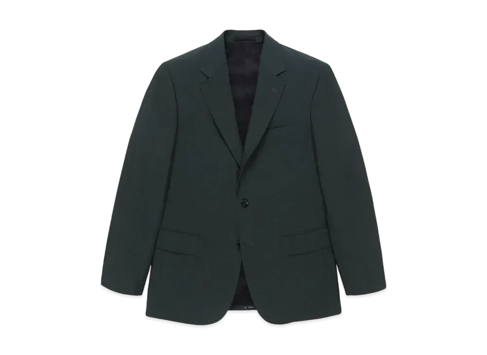 WACKO MARIA x DORMEUIL Single Breasted Jacket "Dark Green"