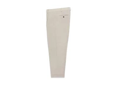 WACKO MARIA x DORMEUIL Pleated Trousers (Type-1) "Light Beige"