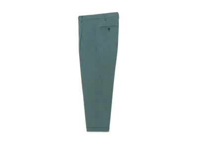 WACKO MARIA x DORMEUIL Pleated Trousers (Type-1) "Green"