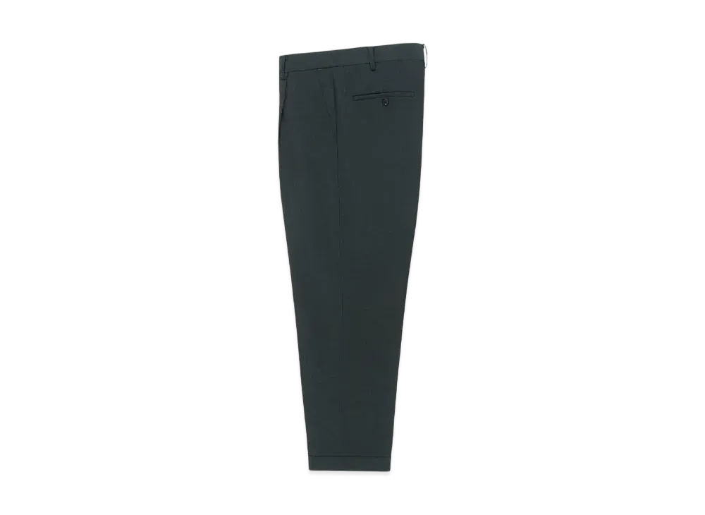 WACKO MARIA x DORMEUIL Pleated Trousers (Type-1) "Dark Green"