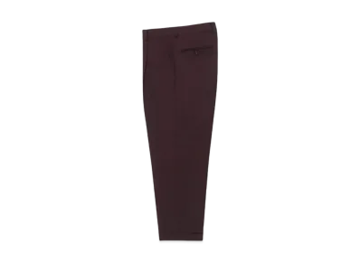 WACKO MARIA x DORMEUIL Pleated Trousers (Type-2) "Dark Purple"