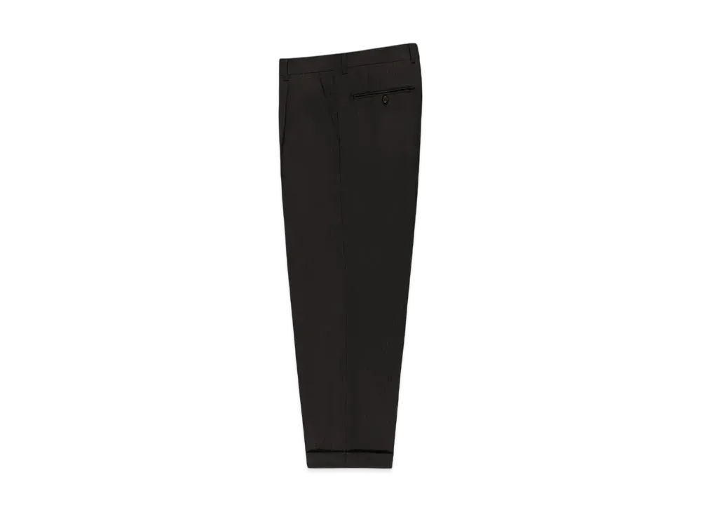 WACKO MARIA x DORMEUIL Pleated Trousers (Type-2) "Black"