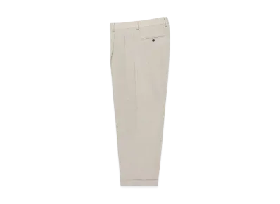 WACKO MARIA x DORMEUIL Double Pleated Trousers "Light Beige"