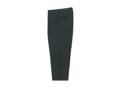 WACKO MARIA x DORMEUIL Double Pleated Trousers "Dark Green"