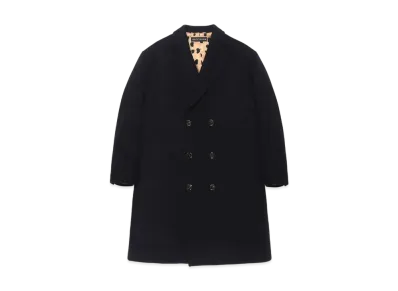 WACKO MARIA Double Breasted Coat "Black"