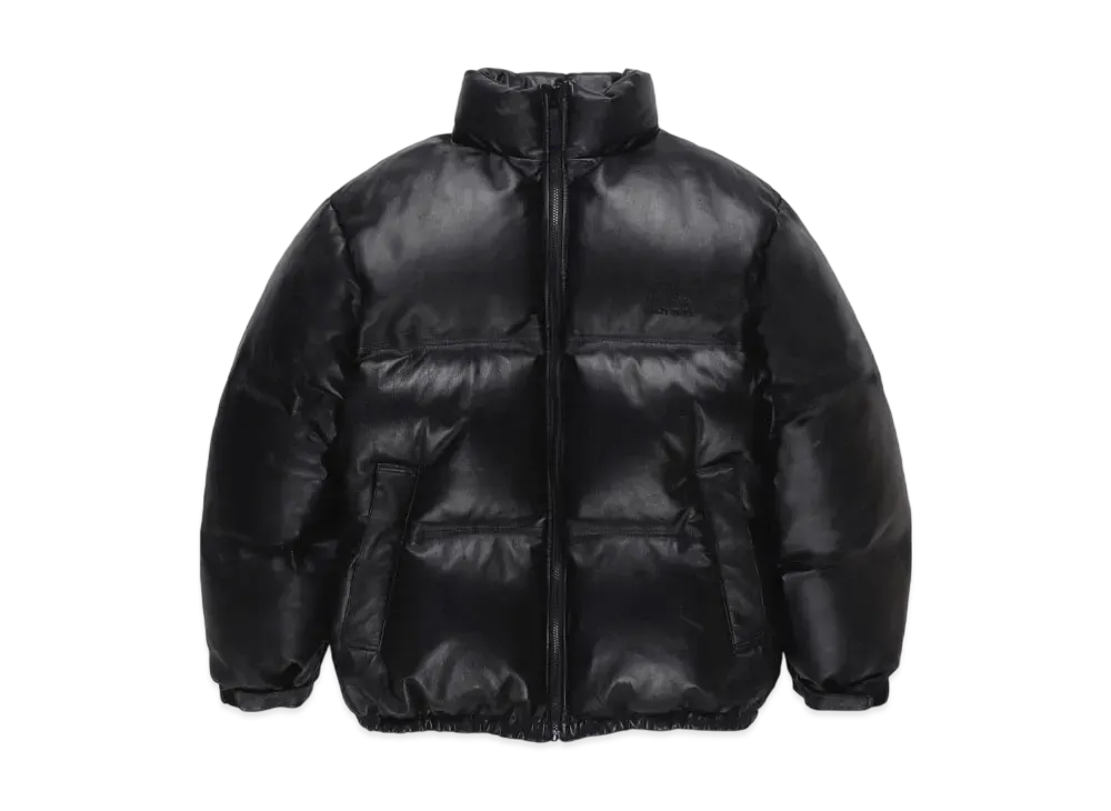 WACKO MARIA Leather Down Jacket 