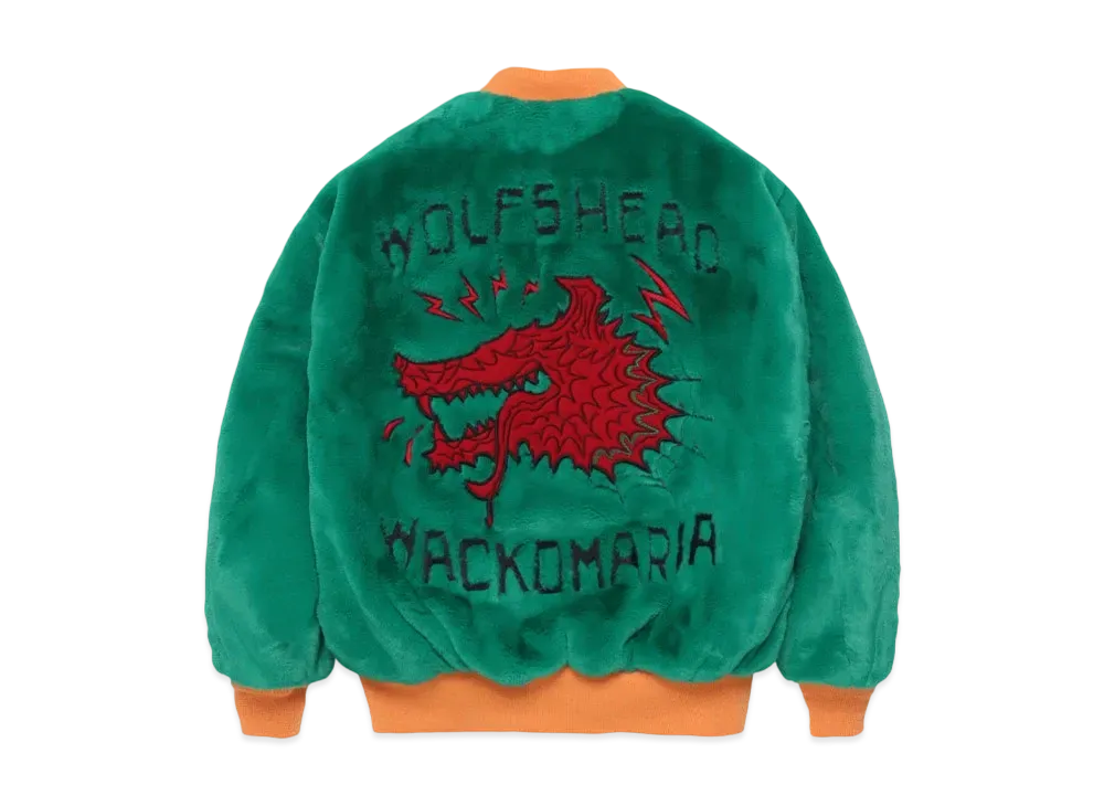 WACKO MARIA x Wolf's Head Fur Ska Jacket "Green"