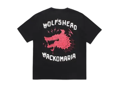 WACKO MARIA x Wolf's Head Heavy Weight Crew Neck T-Shirt "Black"