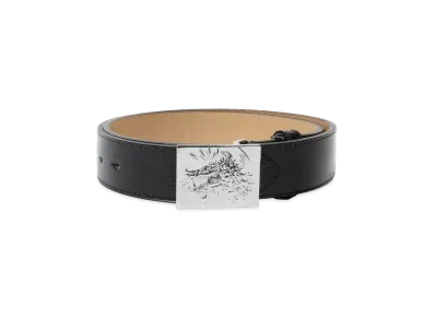 WACKO MARIA x Wolf's Head Python Leather Belt "Silver"