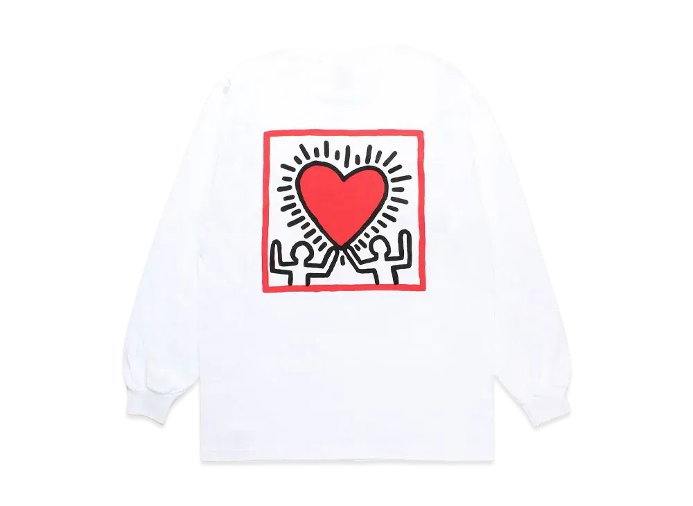 WACKO MARIA x Keith Haring Long Sleeve T-Shirt "White"