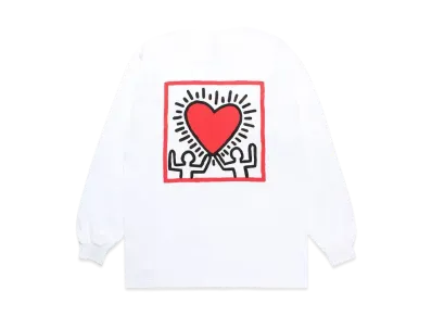 WACKO MARIA x Keith Haring Long Sleeve T-Shirt "White"