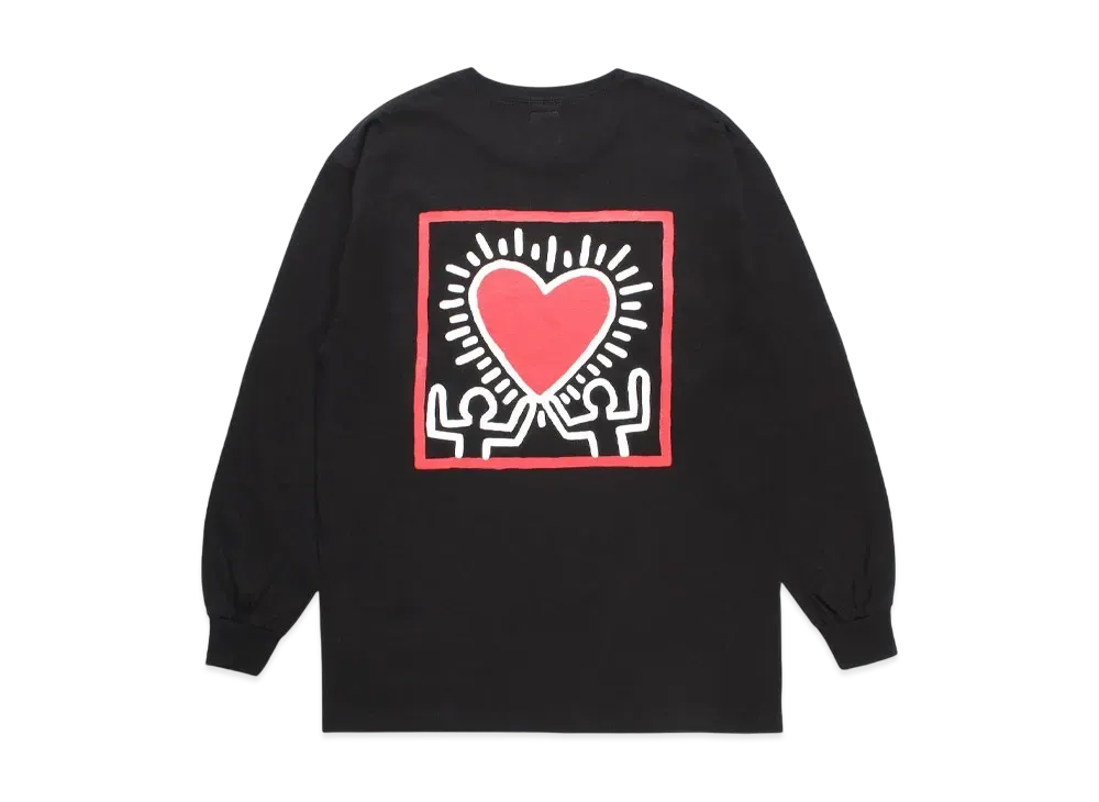 WACKO MARIA x Keith Haring Long Sleeve T-Shirt "Black"