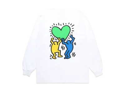 WACKO MARIA x Keith Haring Long Sleeve T-Shirt "White"