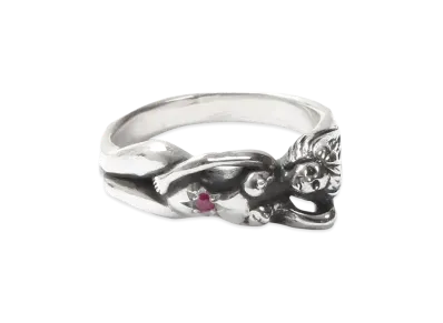 WACKO MARIA Nude Ring "Ruby"