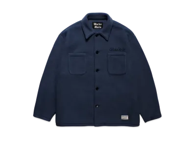 WACKO MARIA Exclusive Fleece Shirt Jacket "Navy"