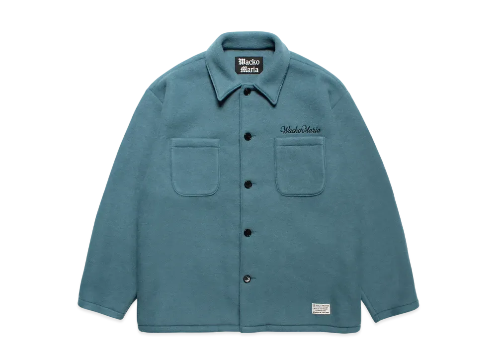 WACKO MARIA Exclusive Fleece Shirt Jacket "LightBlue"