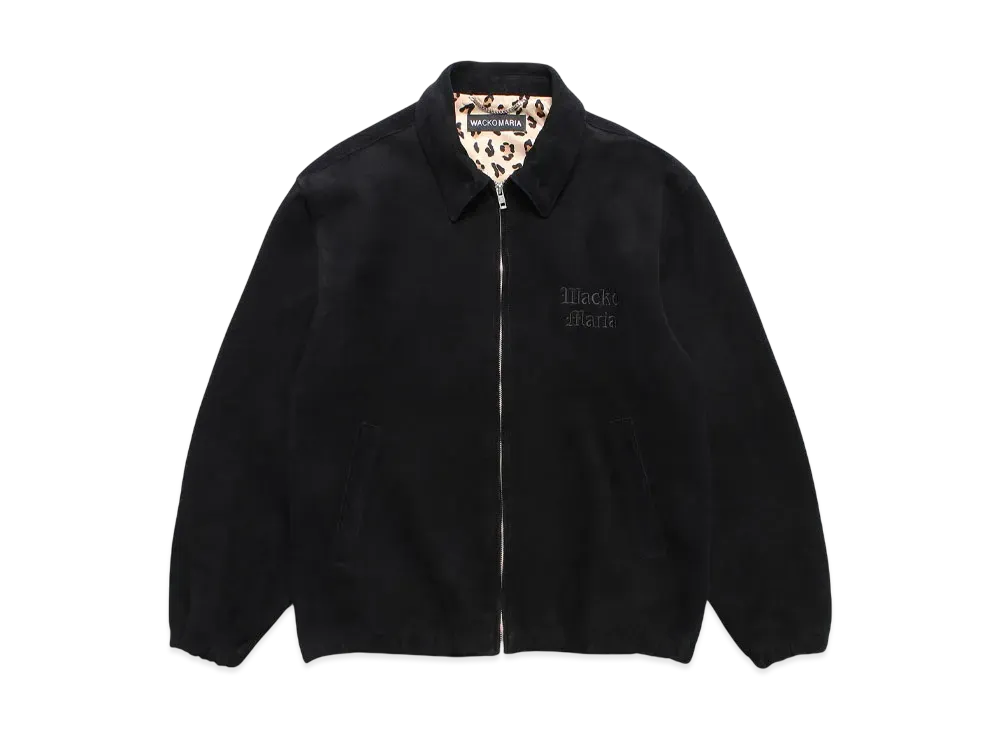 WACKO MARIA Suede Leather 50's Jacket "Black"