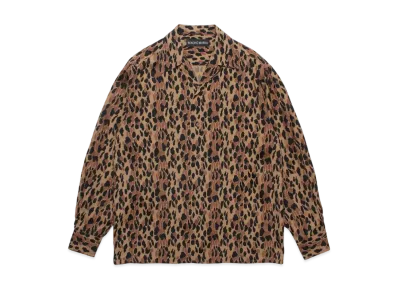 WACKO MARIA Leopard Hawaiian Shirt "Brown"