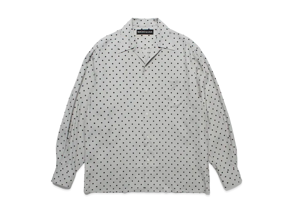 WACKO MARIA Dots Hawaiian Shirt "Gray"