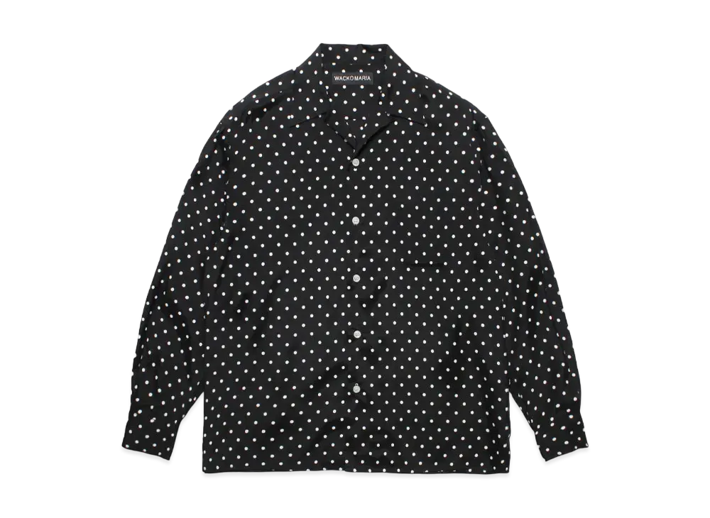 WACKO MARIA Dots Hawaiian Shirt "Black"