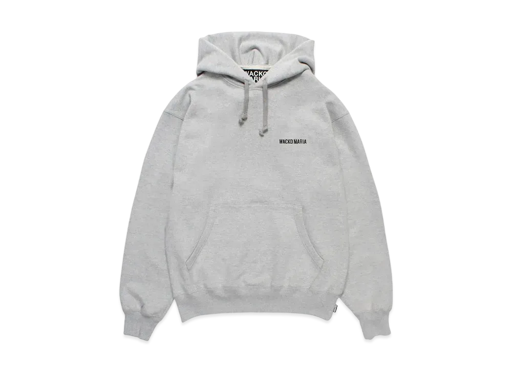 WACKO MARIA Heavy Weight Pullover Hooded Sweat Shirt "Gray"