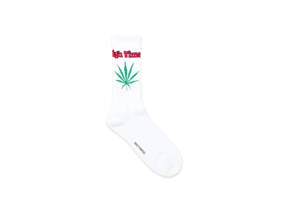 WACKO MARIA x HIGH TIMES Jacquard Socks "White"