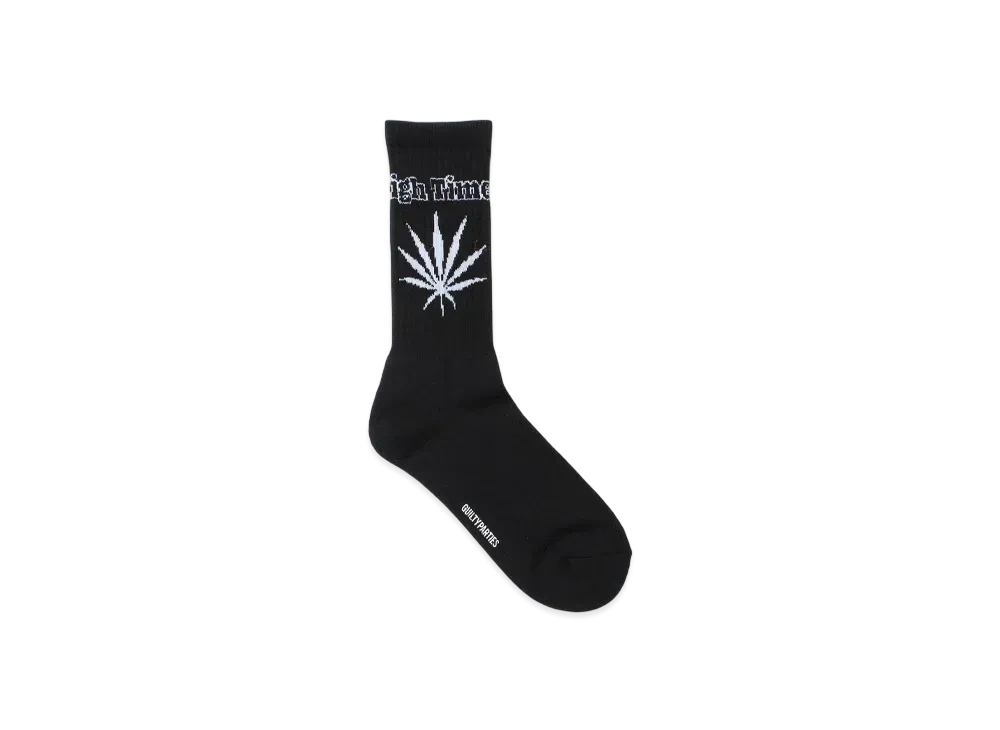 WACKO MARIA x HIGH TIMES Jacquard Socks "Black"