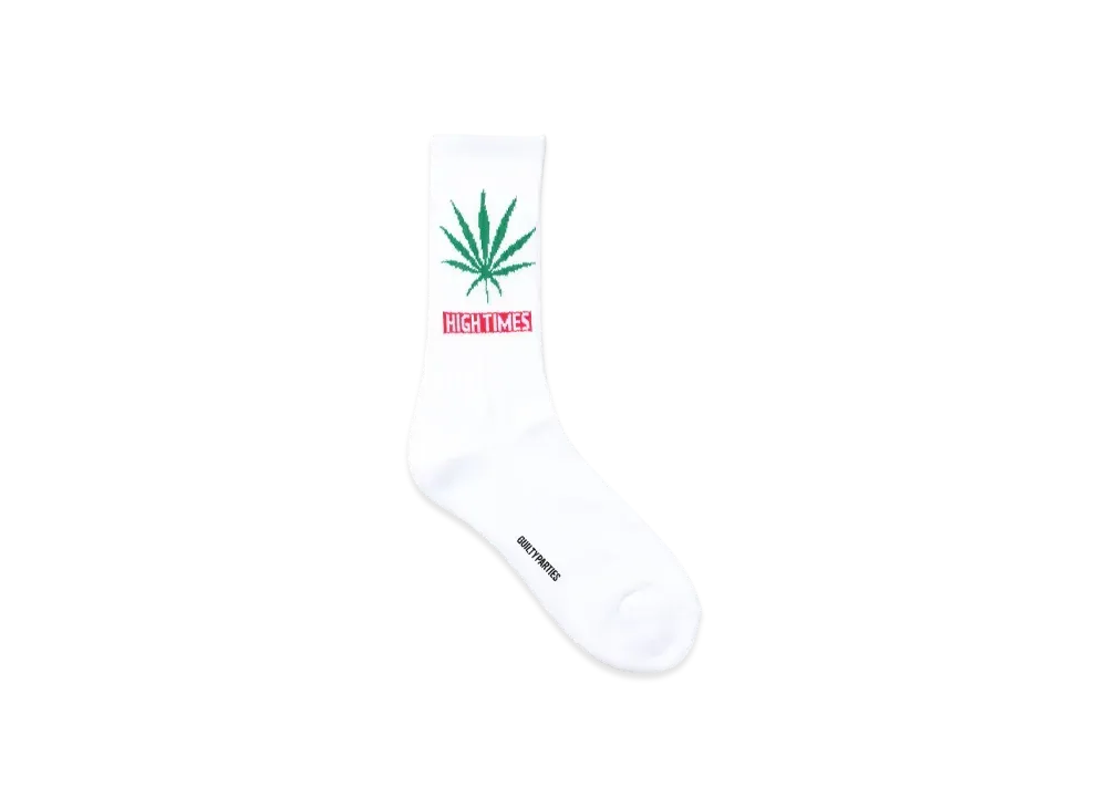 WACKO MARIA x HIGH TIMES Jacquard Socks "White"