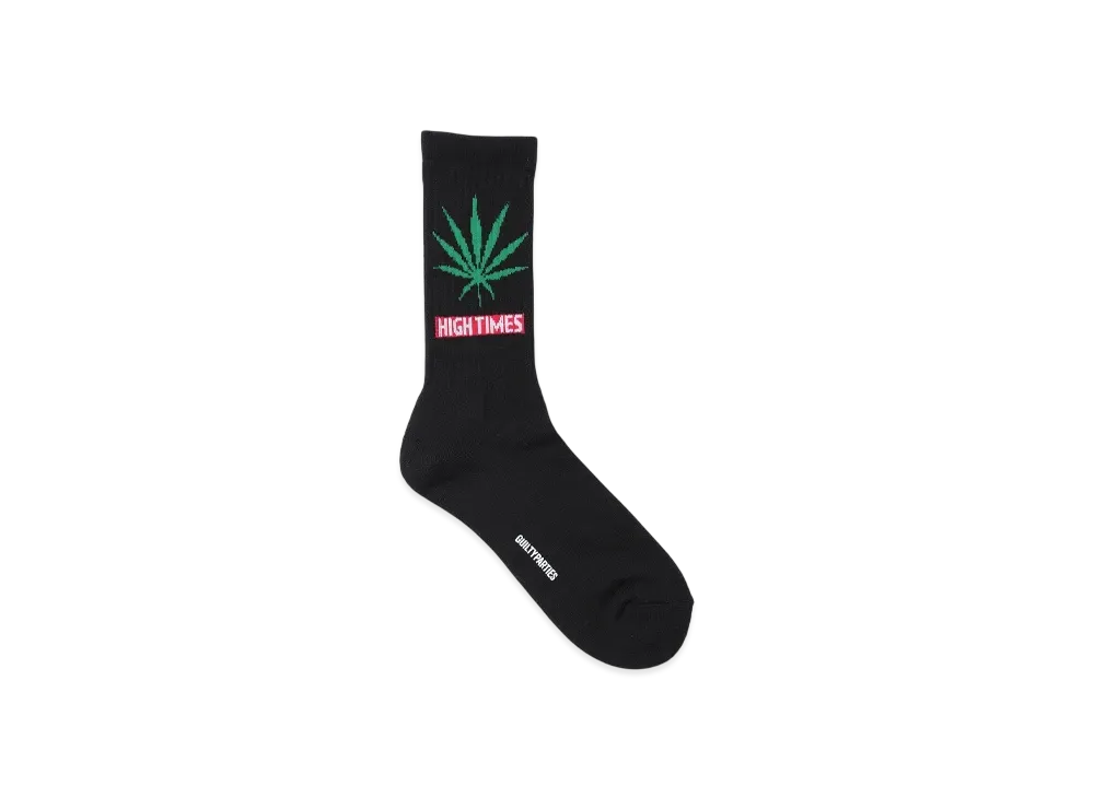 WACKO MARIA x HIGH TIMES Jacquard Socks "Black"