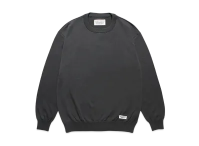 WACKO MARIA Cotton Knit Sweater "Chacoal"
