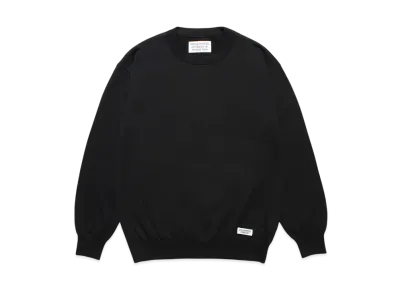 WACKO MARIA Cotton Knit Sweater "Black"