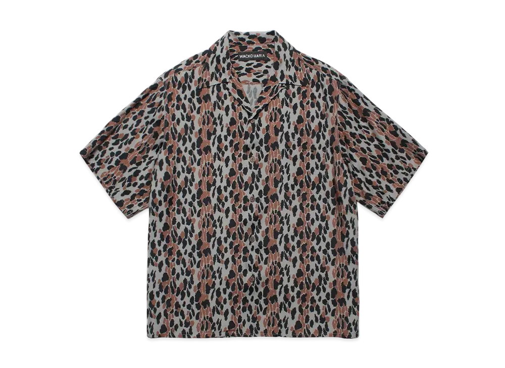WACKO MARIA Leopard Hawaiian Shirt "Gray"
