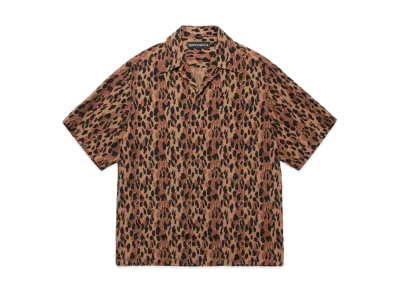WACKO MARIA Leopard Hawaiian Shirt "Brown"
