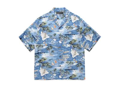 WACKO MARIA Hawaiian Shirt "Blue"